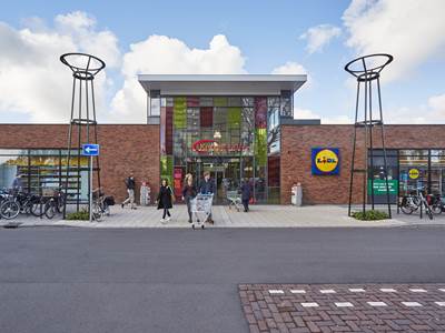 Ingang van het winkelcentrum